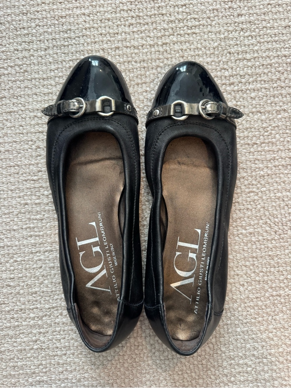 AGL Attilio Giusti Leombruni - Monika cap toe ballet flats